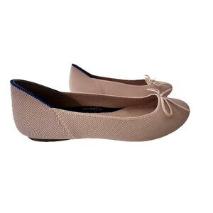 Rothy’s Women’s The Ballet Flat Bow Pastel Pink Ballerina Size 10.5 NEW